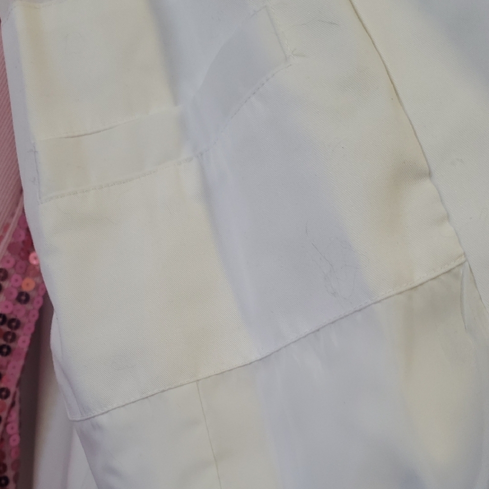 Denim 24/7 White and Pink Blazer - Picture 4 of 6